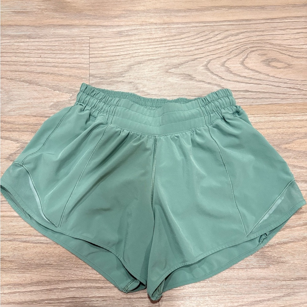 lululemon athletica Sage Green Athletic Shorts